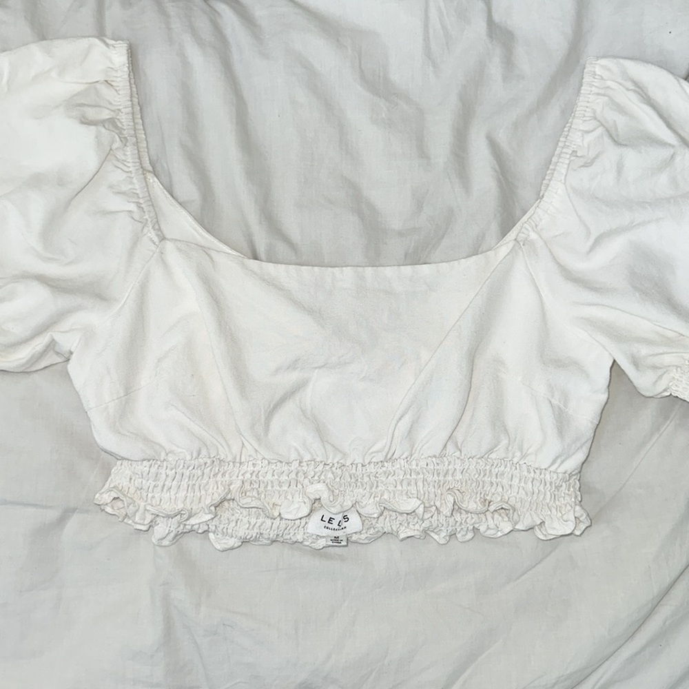 Le leis crop top